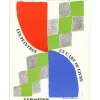 DELAUNAY Sonia - Affiche Lithographique  "Exposition fête de l'humanité, Paris" 65x50cm - 1970