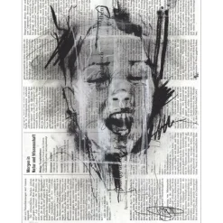 DENNING Guy - Sérigraphie originale rehaussée "Editions Die markte, HC15/20" 65x50cm - 2014