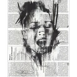 DENNING Guy - Sérigraphie originale rehaussée "Editions Die markte, HC16/20" 65x50cm - 2014