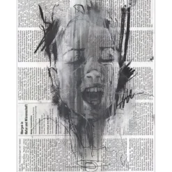 DENNING Guy - Sérigraphie originale rehaussée "Editions Die markte, HC19/20" 65x50cm - 2014