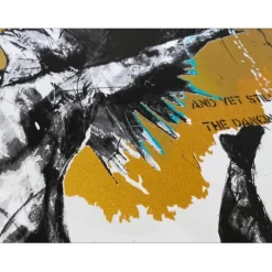 DENNING Guy - Sérigraphie originale "Assessment and synthesis" 76x56cm - 2020