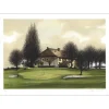 DEPERTHES Jacques - Lithographie originale "La maison sur le golf" 53x75cm