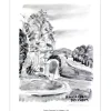 DESNOYER François - Lithographie signée au crayon "Campagne à Dax" 27x21cm - 1961