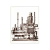 DESNOYER François - Lithographie "l'usine" 27x21cm - 1963 - Signée à la main par l'artiste