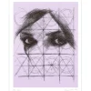 D'HAUTERIVES Arnaud - Lithographie "Regard" 32x25cm - 1971