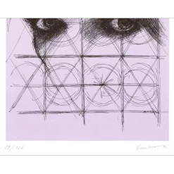 D'HAUTERIVES Arnaud - Lithographie "Regard" 32x25cm - 1971
