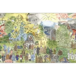 DUFY Raoul - Lithographie "La fée électricité" 30x48cm - 1965
