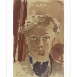 DUFY Raoul - Lithographie "Portrait" 30x24cm - 1965