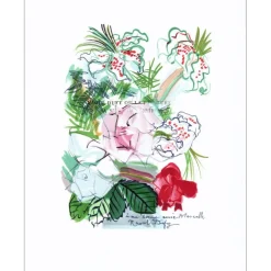 DUFY Raoul - Lithographie "Nature morte aux fleurs" 30x24cm - 1965