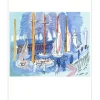 DUFY Raoul - Lithographie "Régates" 30x24cm - 1965