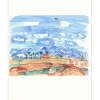DUFY Raoul - Lithographie "Marrakech" 30x24cm - 1965