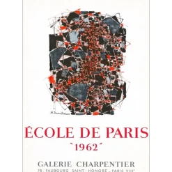 DUMITRESCO Natalia - Lithographie "Exposition Galerie Charpentier, Paris" 73x52cm - 1962