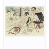 DUNOYER de SEGONZAC - Lithographie "Eden Roc" 30x24cm - 1965
