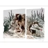 DUPUIS Jean - Lithographie originale "Le Sang Versé" 65x93cm