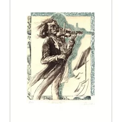 DUPUIS Jean - Lithographie originale "Niccolo" 64x50cm