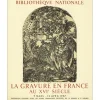 DUVET jean - Lithographie "Exposition Bibliothèque nationale, Paris" 57x46cm - 1957