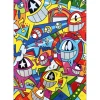 EL PEZ - Sérigraphie "Catch the Stars II" - 55x38cm - 2022 - Rehaussée de brillants !