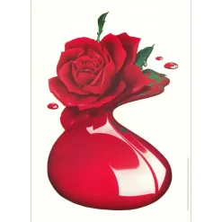 ENGLISH Michael - Affiche "Plastic Rose" 90x62cm - 1972