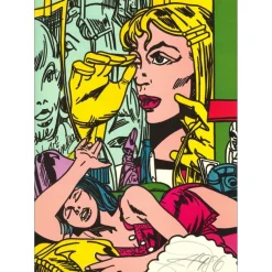 ERRÓ - Sérigraphie originale "La femme" 30x24cm - 1986