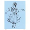EVEN Jean - Lithographie "La Hongroise" 32x25cm - 1971