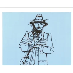 EVEN Jean - Lithographie "Le Hongrois" 32x25cm - 1971