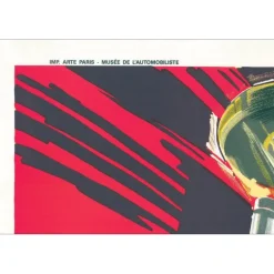 FALCUCCI Robert - Lithographie "Grand prix automobile de Monaco 1930" 100x68cm