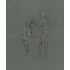 FINI Léonor - Gravure originale "Femme et coiffeuse" 69x53cm