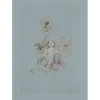 FINI Léonor - Gravure originale "Fillette aux fleurs" 66x48cm
