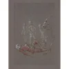 FINI Léonor - Gravure originale "La cavalière et le cheval" 64x47cm