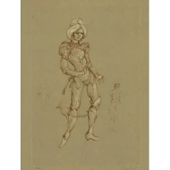 FINI Léonor - Gravure originale "Femme au turban" 66x48cm