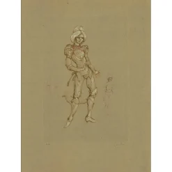 FINI Léonor - Gravure originale "Femme au turban" 66x48cm
