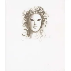 FINI Léonor - Lithographie originale "Carmilla II" 57x45cm - 1983