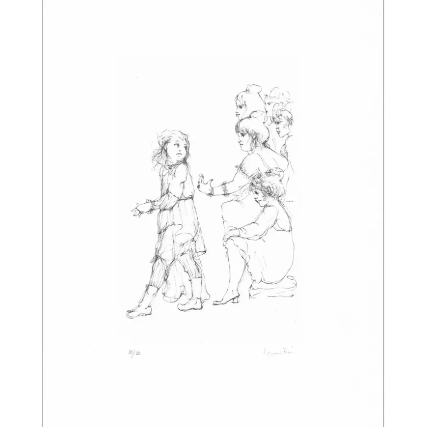 FINI Léonor - Lithographie originale "Monelle I" 49x32cm - 1965