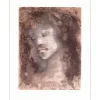 FINI Léonor - Lithographie originale "Le don d'absence" 65x50cm - 1974