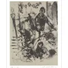 FONTANAROSA Lucien - Lithographie originale "Vue de Venise" 32x25cm - 1971