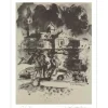 FONTANAROSA Lucien - Lithographie originale "Vue de Venise" 32x25cm - 1971