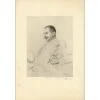 FRIANT Emile - Lithographie "Avocat Albert Salmon à Nancy" 50x32cm - 1897 - Signée
