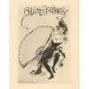 FRIANT Emile - Lithographie "Bal des courtisanes" 25x16cm - 1910