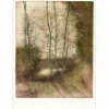 GANTNER Bernard - Lithographie originale "L'étang" 76x54 cm