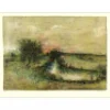 GANTNER Bernard - Lithographie originale "Sentier dans les champs" 48x65cm