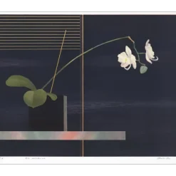 GARCIA-FONS Pierre - Lithographie originale "L’Orchidée" 56x68cm