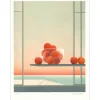 GARCIA-FONS Pierre - Lithographie originale "Pêches au soleil levant" 50x37cm