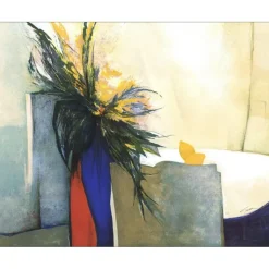 GAVEAU Claude - Lithographie originale "Grand bouquet" 71x90cm