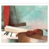 GAVEAU Claude - Lithographie originale "Musique classique" 62x75cm
