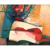 GAVEAU Claude - Lithographie originale "Nature morte au violon" 55x72cm