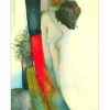 GAVEAU Claude - Lithographie originale "Le Couple"