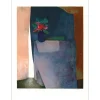 GAVEAU Claude - Lithographie originale "Bouquet sur nappe bleu" 76x56cm