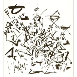GEN PAUL - Dessin original à l'encre "Don Quichotte et Sancho" 52x41cm