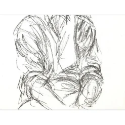 GIACOMETTI Alberto - Lithographie "Portrait d'homme 03" 38x28cm - 1961