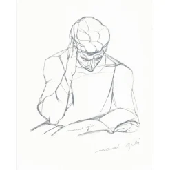 GILI Marcel - Estampe "Le Lecteur" 32x25cm